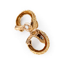 Charger l'image dans la galerie, Boucles d'oreilles or jaune et diamants de la Maison Boucheron modèle Serpent Bohème