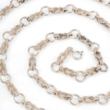 Charger l'image dans la galerie, Sautoir en argent de la maison Hermes nœuds marin,modèle Audierne