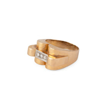 Charger l'image dans la galerie, Bague Tank en or jaune et diamants