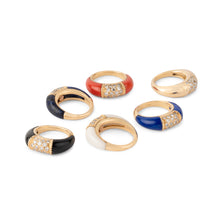 Charger l'image dans la galerie, Bague Van Cleef & Arpels, collection Philippine en or jaune et lapis-lazuli et diamants