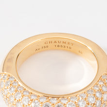 Charger l'image dans la galerie, Bague jonc or jaune en diamant de la maison Chaumet