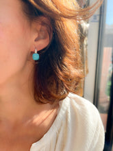 Charger l'image dans la galerie, Boucles d'oreilles Pomellato modèle Capri en or gris et turquoise