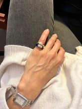 Charger l'image dans la galerie, Bague Van Cleef & Arpels, collection Philippine en or jaune et lapis-lazuli et diamants