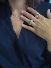 Charger l'image dans la galerie, Bague Tank en or jaune et diamants