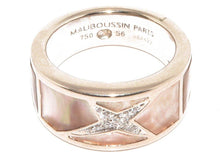 Charger l'image dans la galerie, Bague or nacre et diamants signée de la Maison Mauboussin - adalgyseboutique