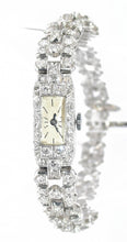 Charger l'image dans la galerie, Montre platine et diamants 1930 - adalgyseboutique