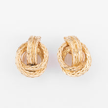 Charger l'image dans la galerie, Boucles d'oreilles or jaune signée Hermès