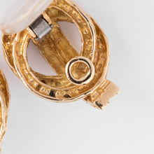 Charger l'image dans la galerie, Boucles d'oreilles or jaune signée Hermès