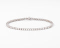 Bracelet Rivière en Or gris orné de diamant