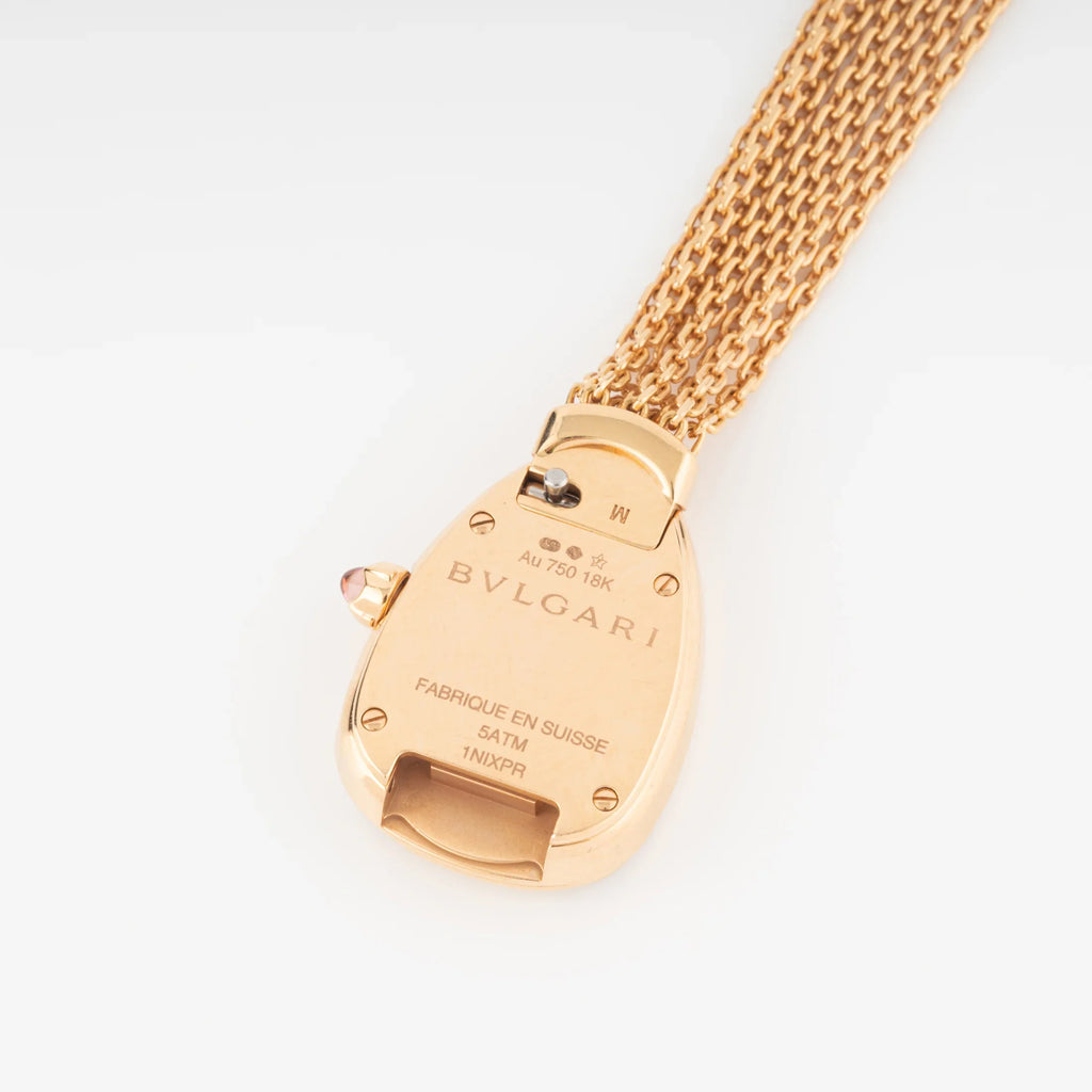 Montre Bvlgari collection Serpenti en or rose