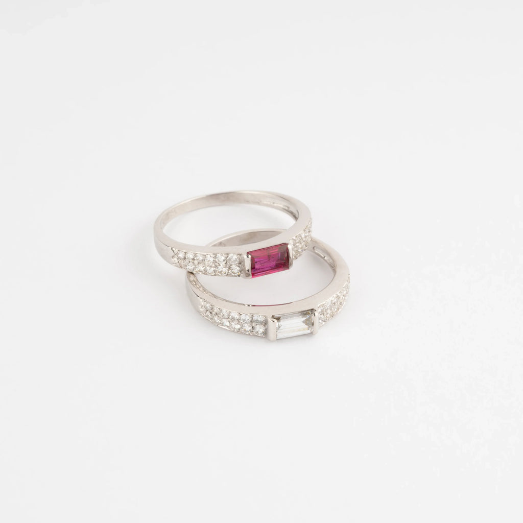 White gold rings from Van Cleef & Arpels