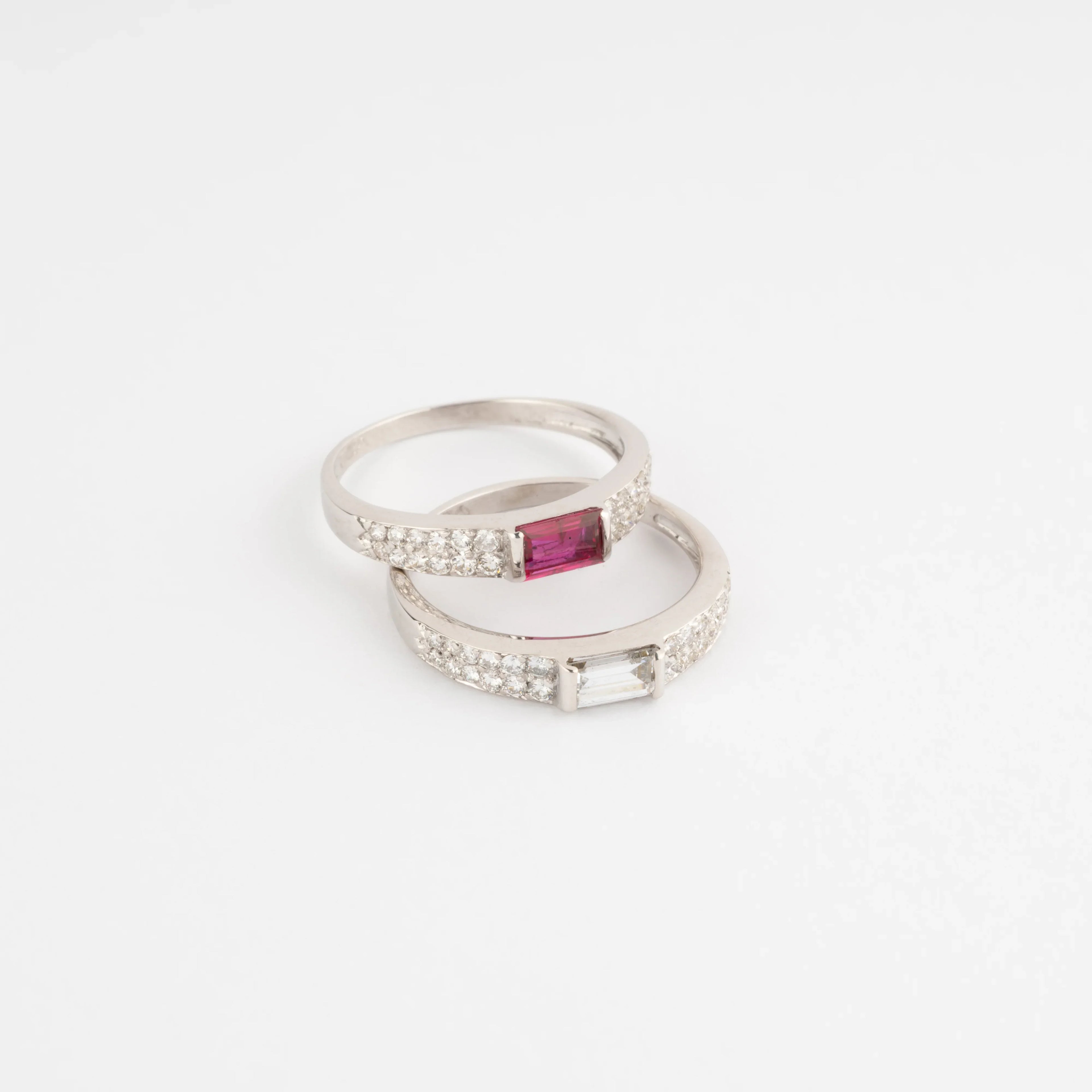 White gold rings from Van Cleef & Arpels