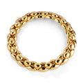 Collier or jaune maillon