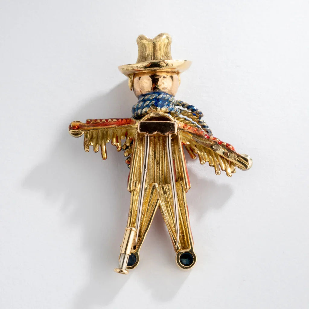 Broche épouvantail de la maison Van Cleef