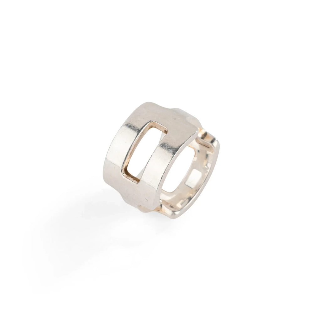 Hermès silver ring