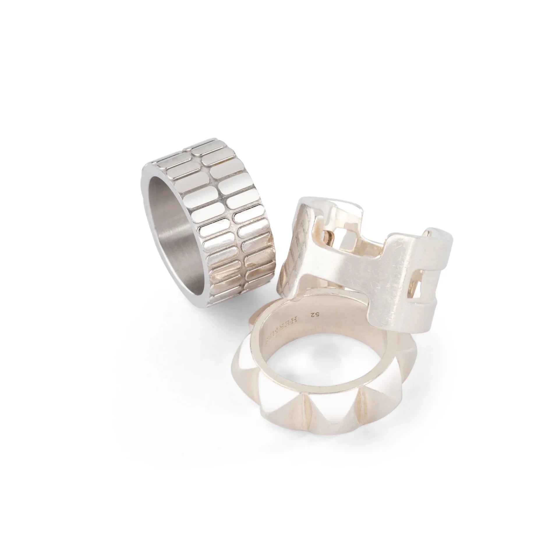 Hermès silver ring