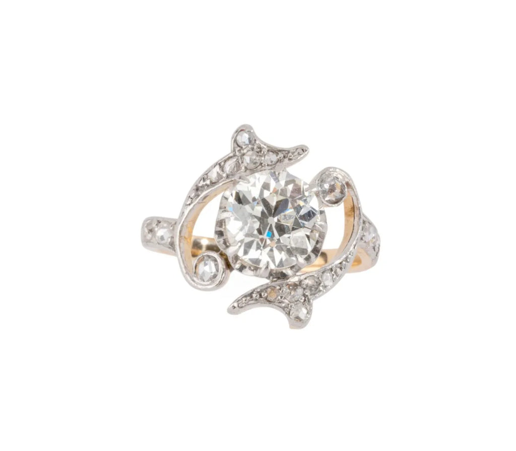 Napoleon III solitaire ring