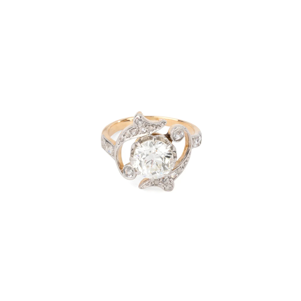 Napoleon III solitaire ring