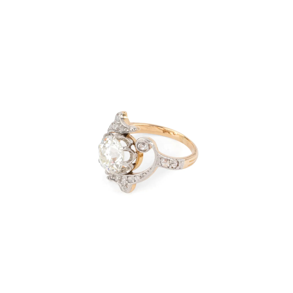 Napoleon III solitaire ring