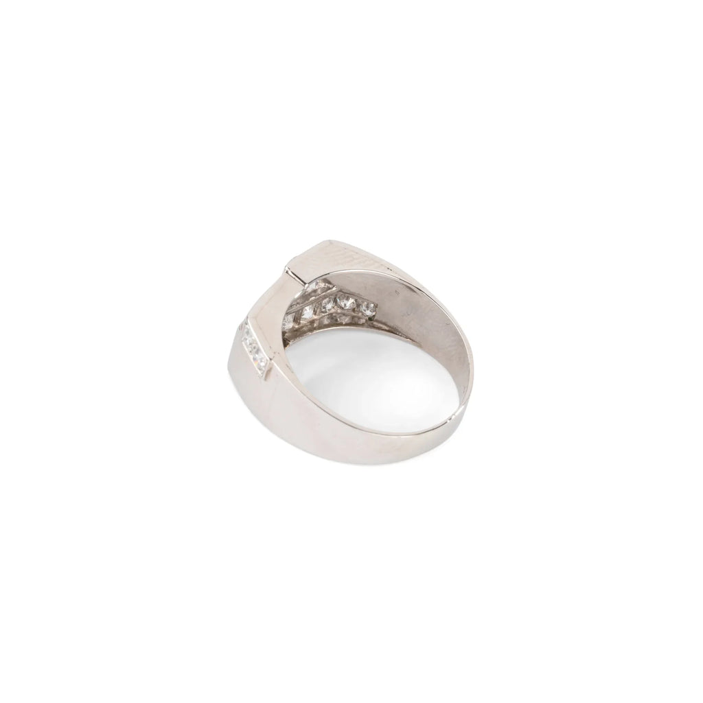 Art Deco Platinum and Diamond Ring