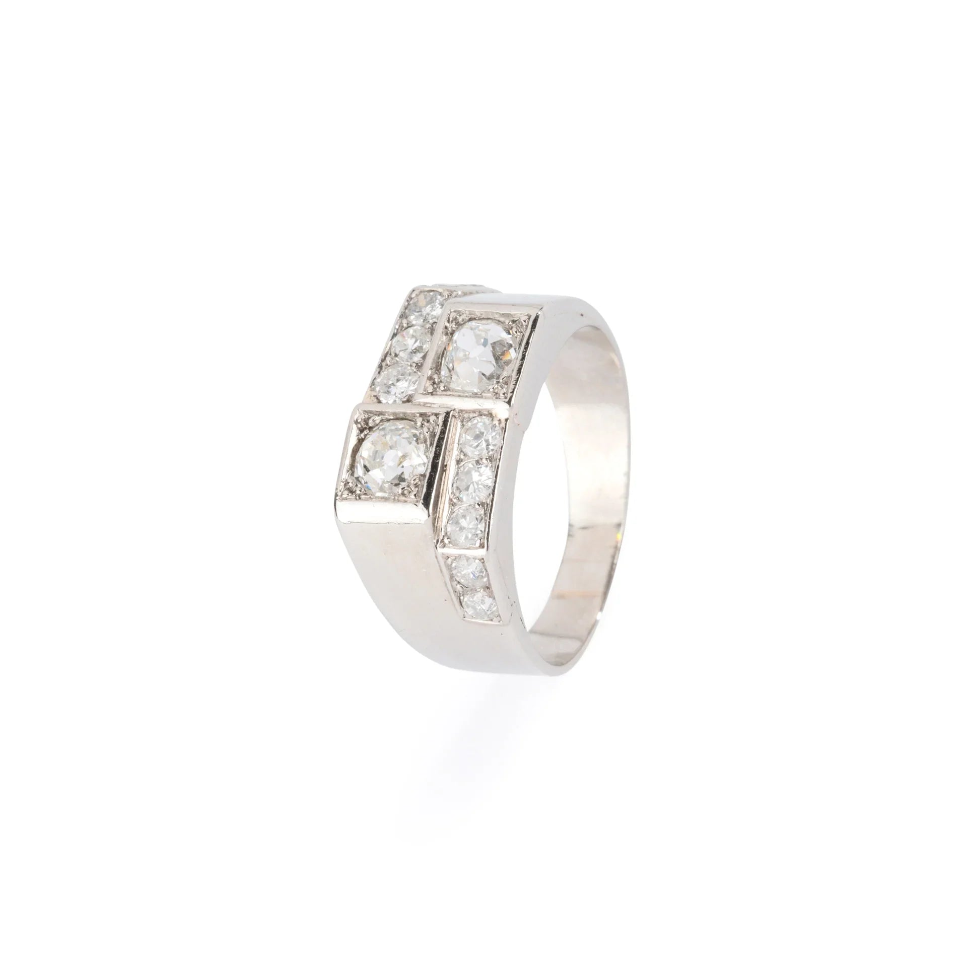 Art Deco Platinum and Diamond Ring