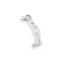 Charger l&#39;image dans la galerie, Bracelet en argent de la maison Hermès modèle iconique chaine d&#39;ancre.
