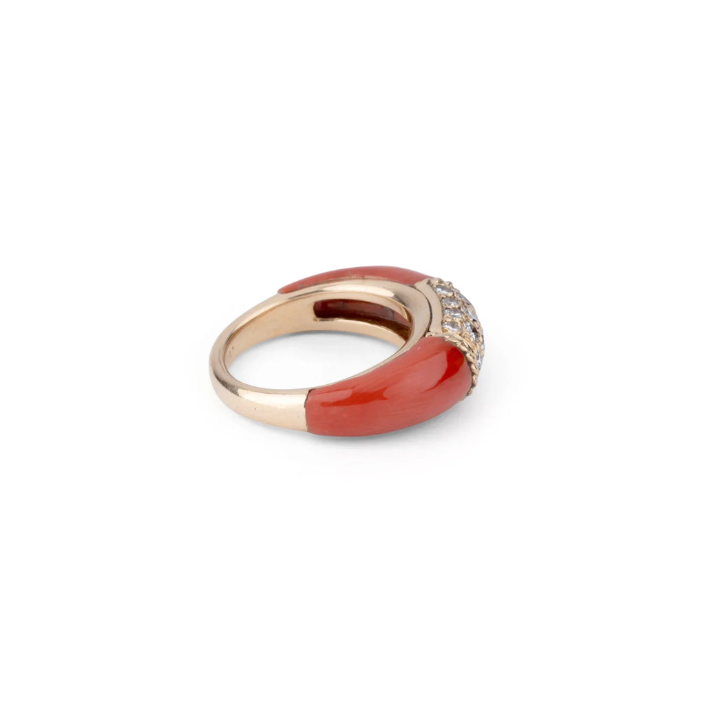 Bague Van Cleef &amp; Arpels, collection Philippine en corail