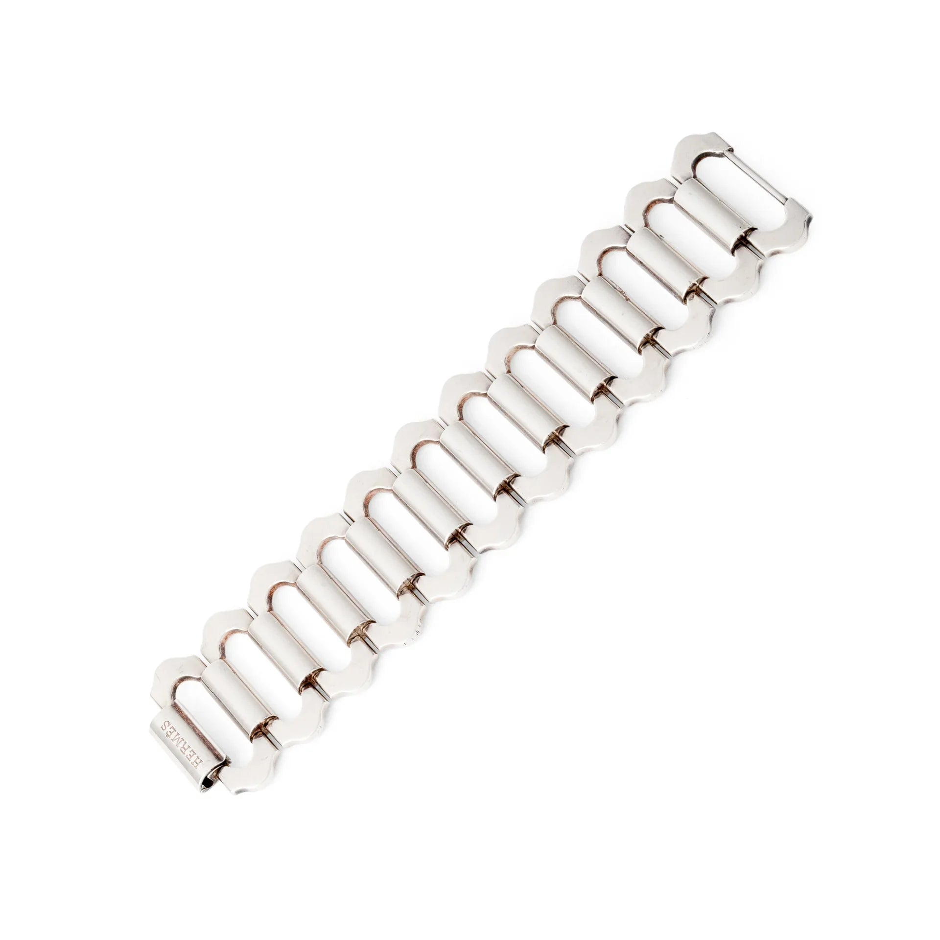 Hermès Ondine sterling silver bracelet