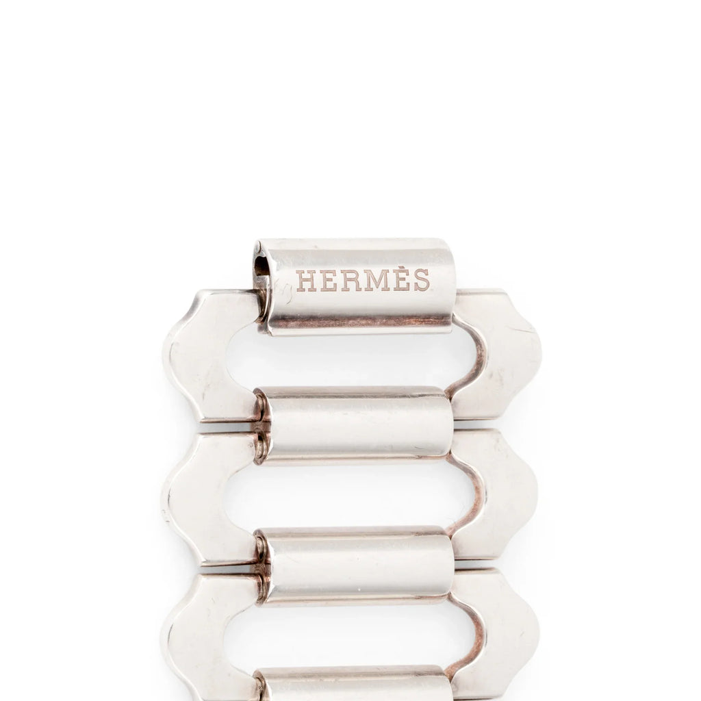 Hermès Ondine sterling silver bracelet