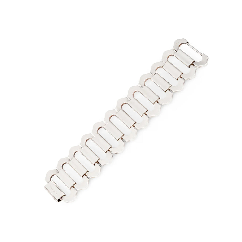 Hermès Ondine sterling silver bracelet