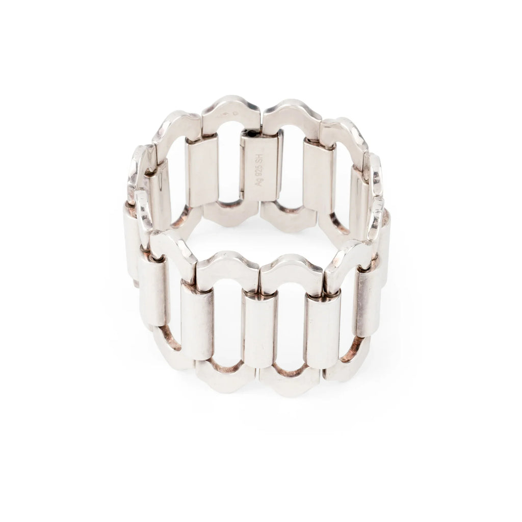 Hermès Ondine sterling silver bracelet