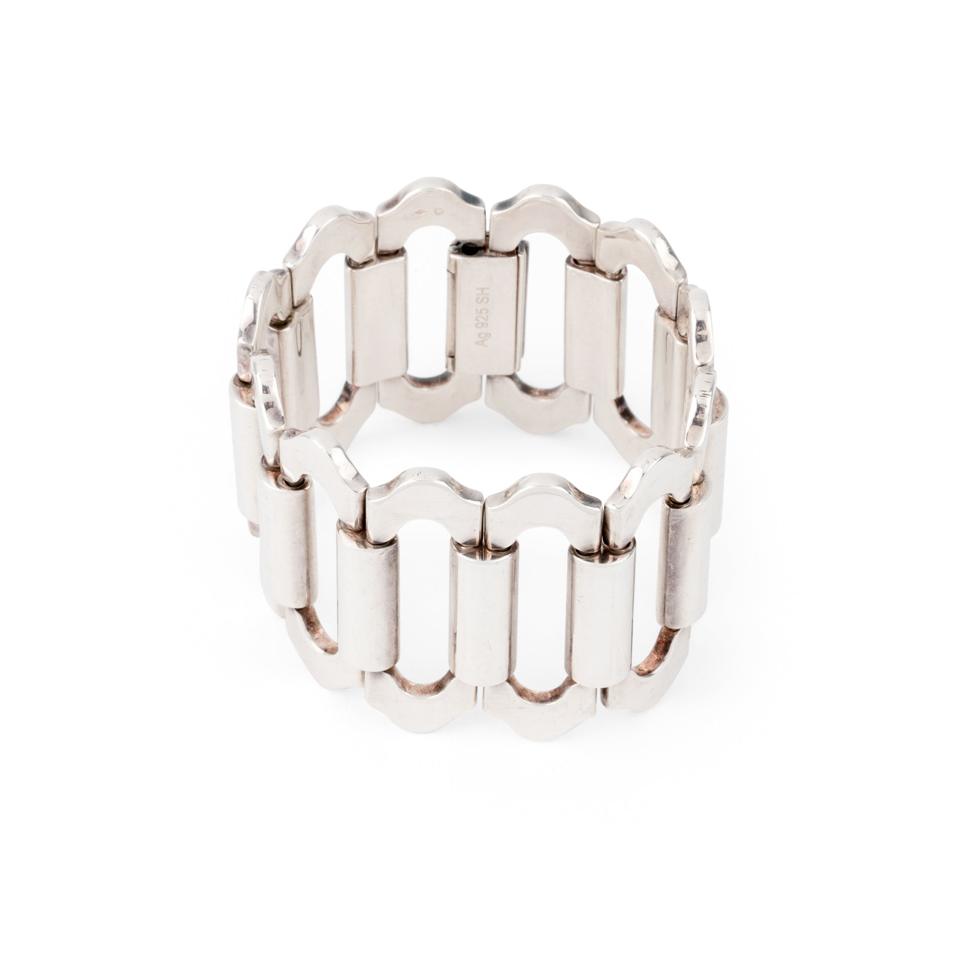 Hermès Ondine sterling silver bracelet