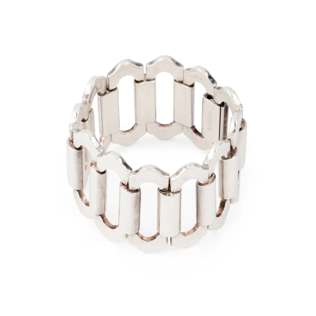 Hermès Ondine sterling silver bracelet