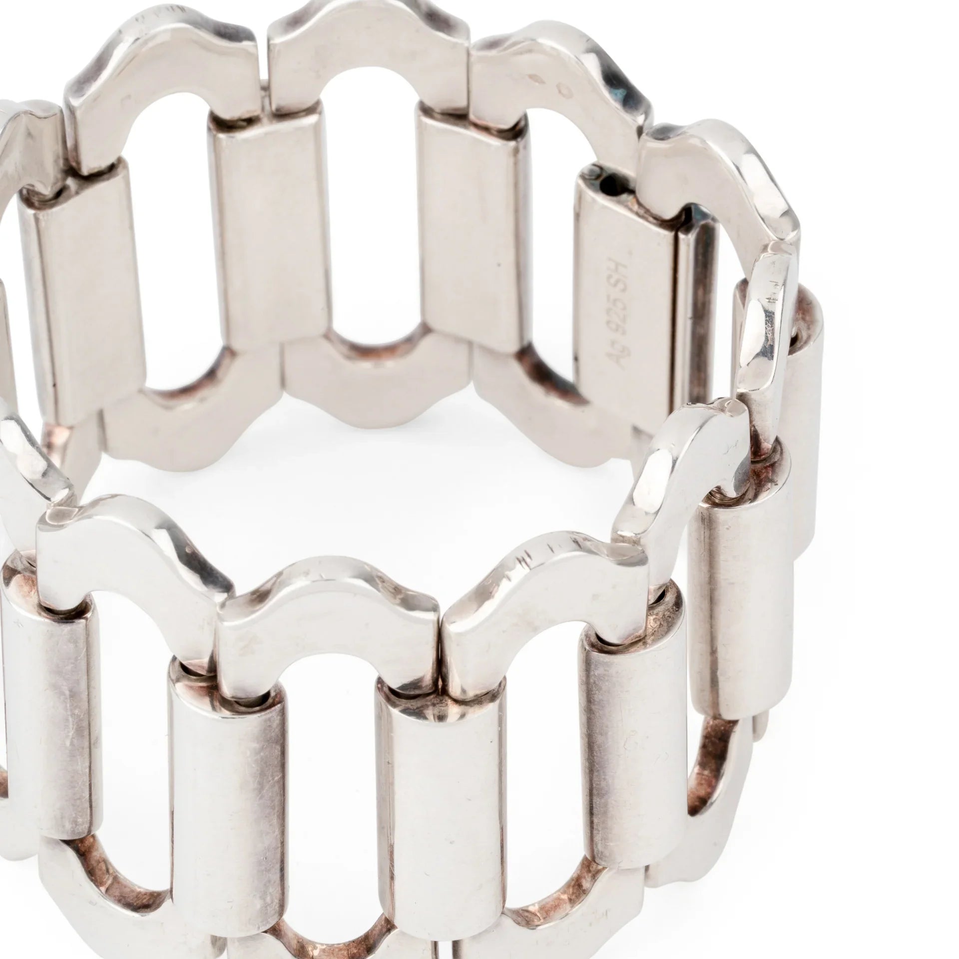 Hermès Ondine sterling silver bracelet