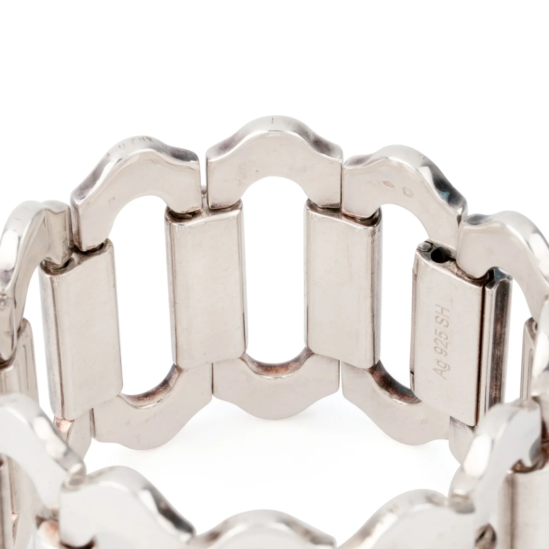 Hermès Ondine sterling silver bracelet