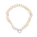 Collier de la Maison Pomellato modèle Lucciole en or jaune et gris.