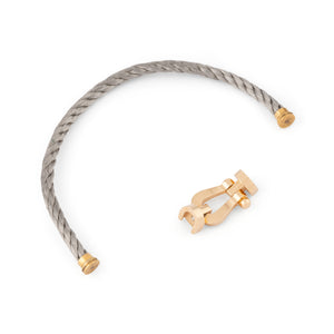 Bracelet de la maison Fred force 10 en or et acier