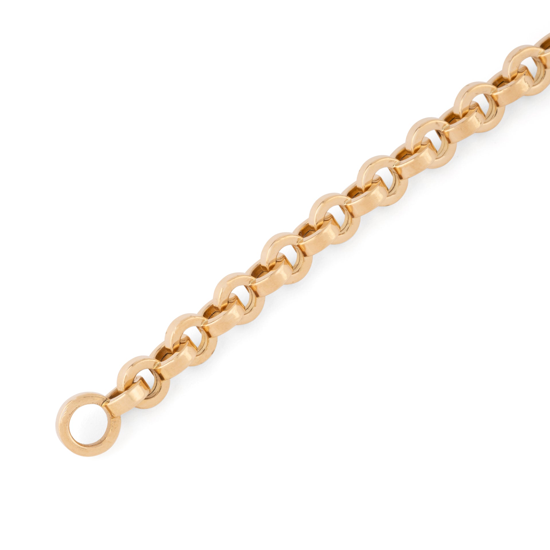 Bracelet de la maison Chopard en or jaune collection Happy Diamond