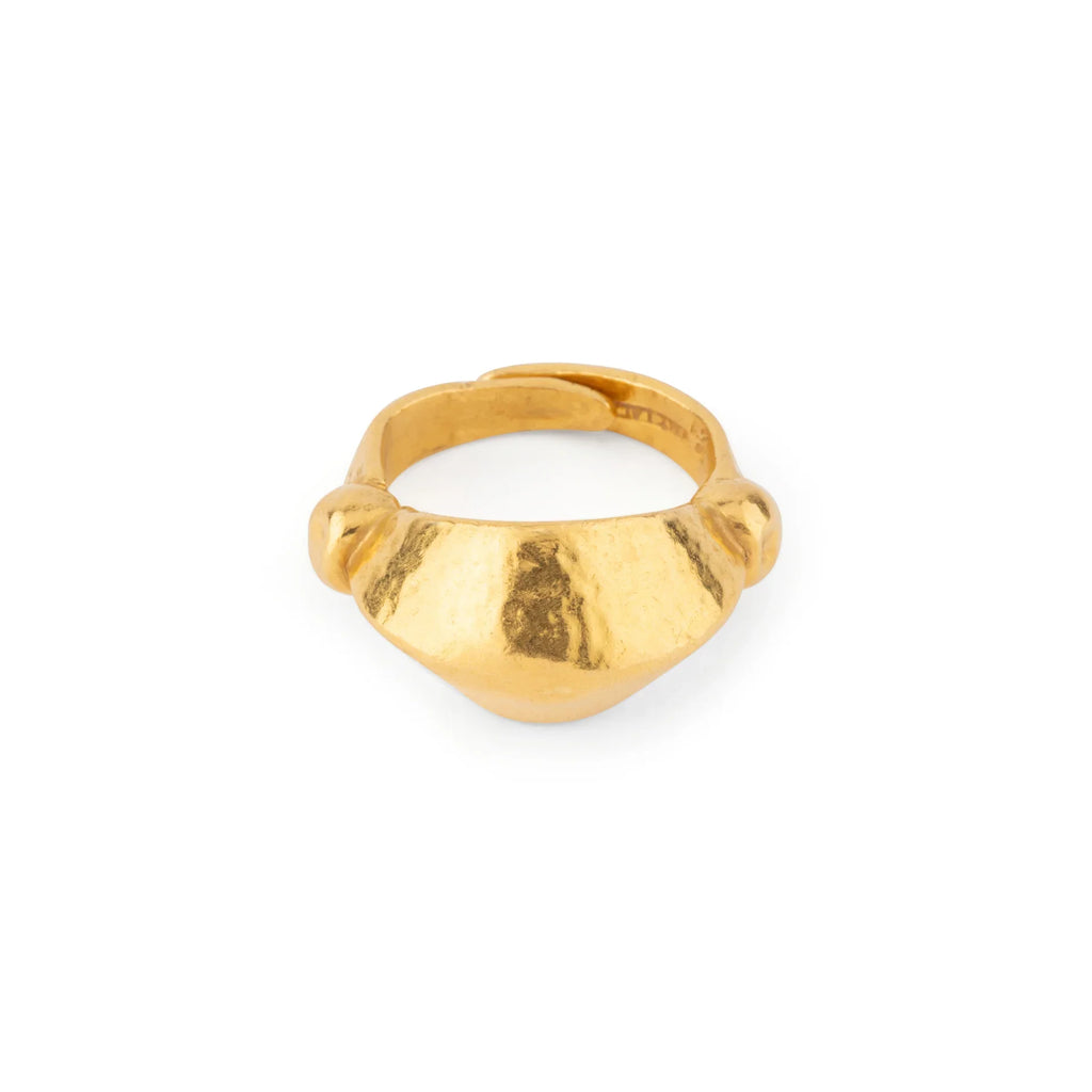 Bague en or 22k du créateur grec Ilias Lalaounis.
