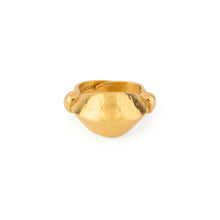 Charger l&#39;image dans la galerie, Bague martelé bombée du créateur Lalaounis
