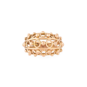 Bague boule or rose de la maison Boucheron