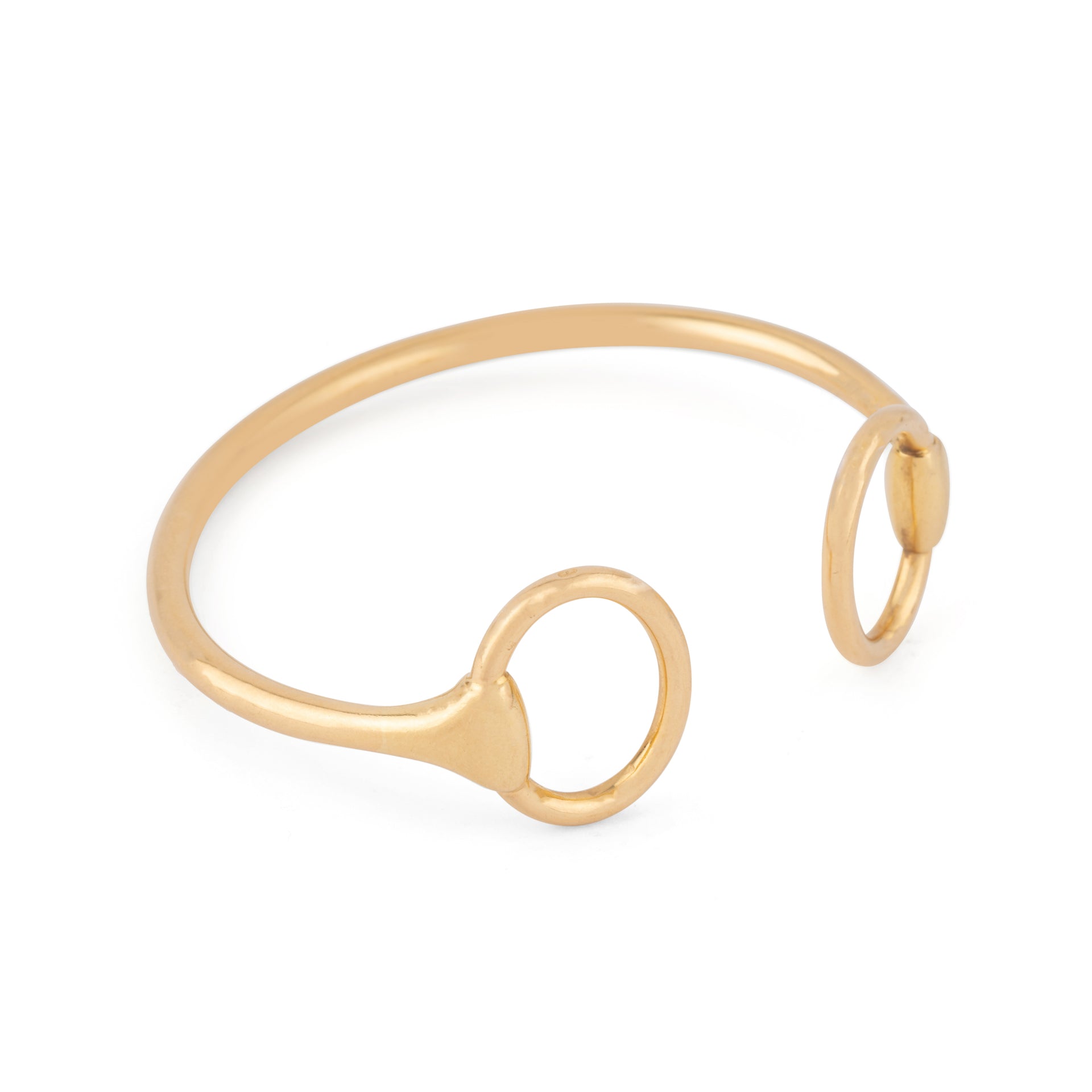 Bracelet or jaune de la maison Hermés