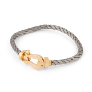 Bracelet de la maison Fred force 10 en or et acier