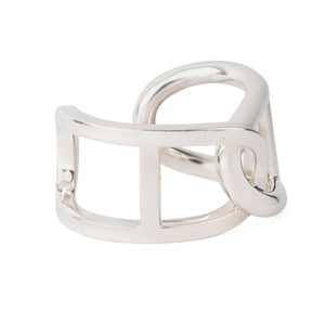 Bracelet jonc  en argent de la maison Hermès