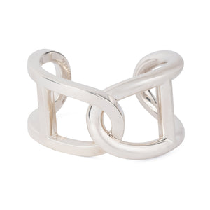 Bracelet jonc  en argent de la maison Hermès