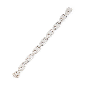 Bracelet en argent de la Maison Hermès du modèle Cassiopé