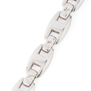 Bracelet en argent de la Maison Hermès du modèle Cassiopé