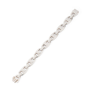 Bracelet en argent de la Maison Hermès du modèle Cassiopé