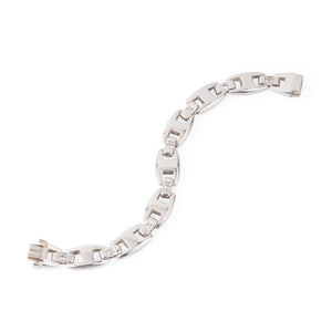 Bracelet en argent de la Maison Hermès du modèle Cassiopé
