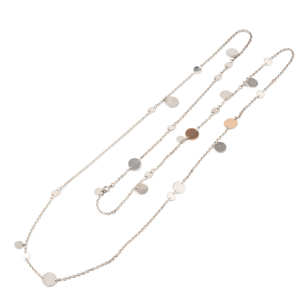 Hermès Confettis sterling silver necklace